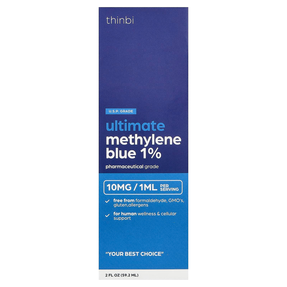 Thinbi, Ultimate Amino, 1% метиленовый синий, 59,2 мл (2 жидк. унции)