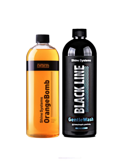 Shine Systems набор для двухфазной мойки OrangeBomb+GentleWash 750мл