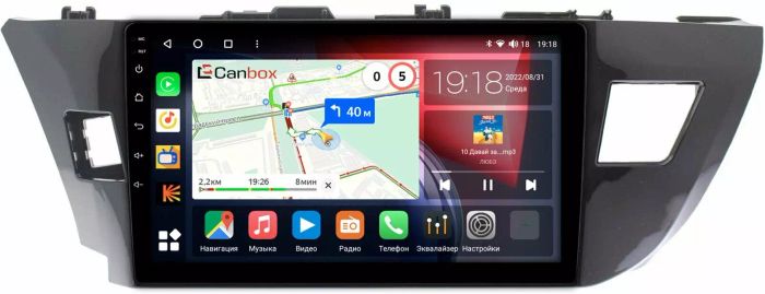 Магнитола для Toyota Corolla 2013-2016 - Canbox 1005/1026 Qled, Android 10, Быстрая, SIM-слот