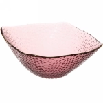 Салатник стеклянный «ICE CRYSTAL» 18*8,5см сиреневый
