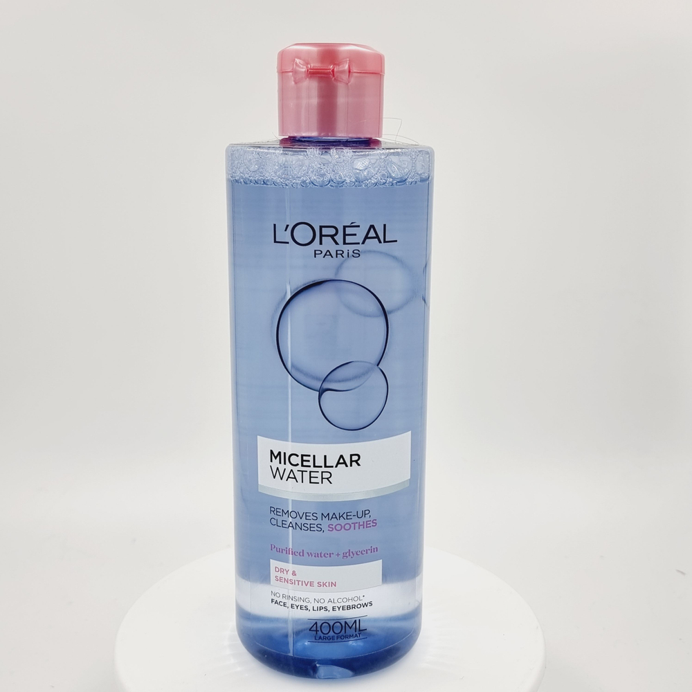 Мицеллярная вода для сухой и чувствительной кожи, Micellar Water Cleanser Sensitive Skin, 400 мл (Франция)