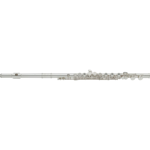 Yamaha YFL-212 флейта с Ми-мех, без резонаторов, не в линию, нейзильбер корпус и головка, посеребр