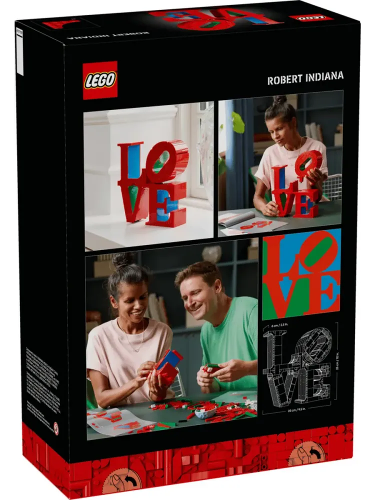 Конструктор Art 31214 Скульптура "LOVE"