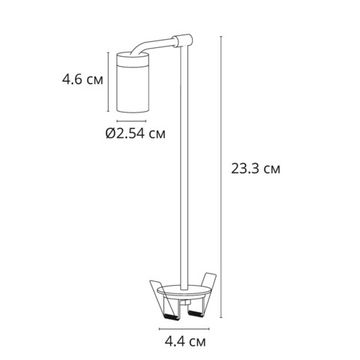 Спот для подсветки ювелирных изделий 2W 3000K A6394LT-1BK черный Presto 24V Arte Lamp