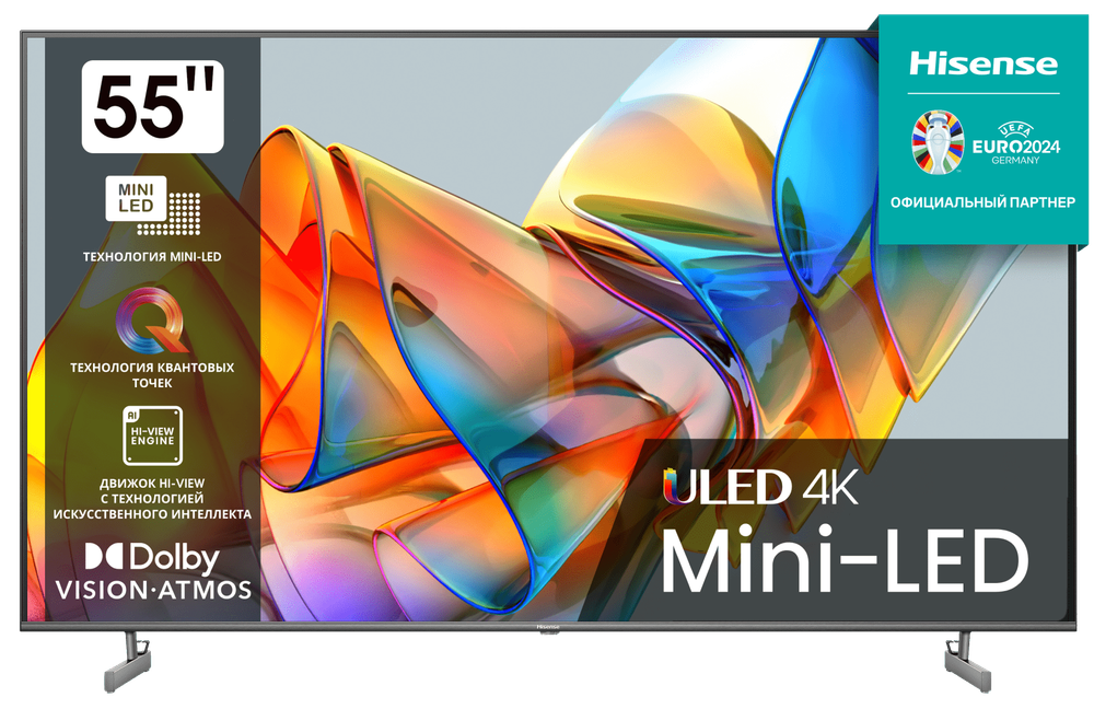 ЖК телевизор Hisense 55U6KQ(QLED,UHD Smart,frameless) ЖК телевизор Hisense 55U6KQ(QLED,UHD Smart,frameless)