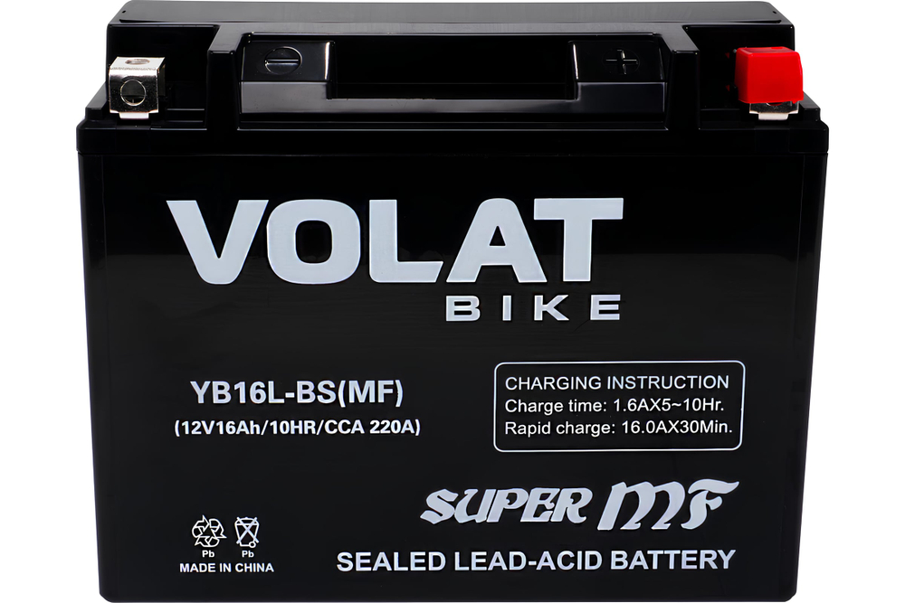 16Ah Volat YB16L-BS(MF) R+