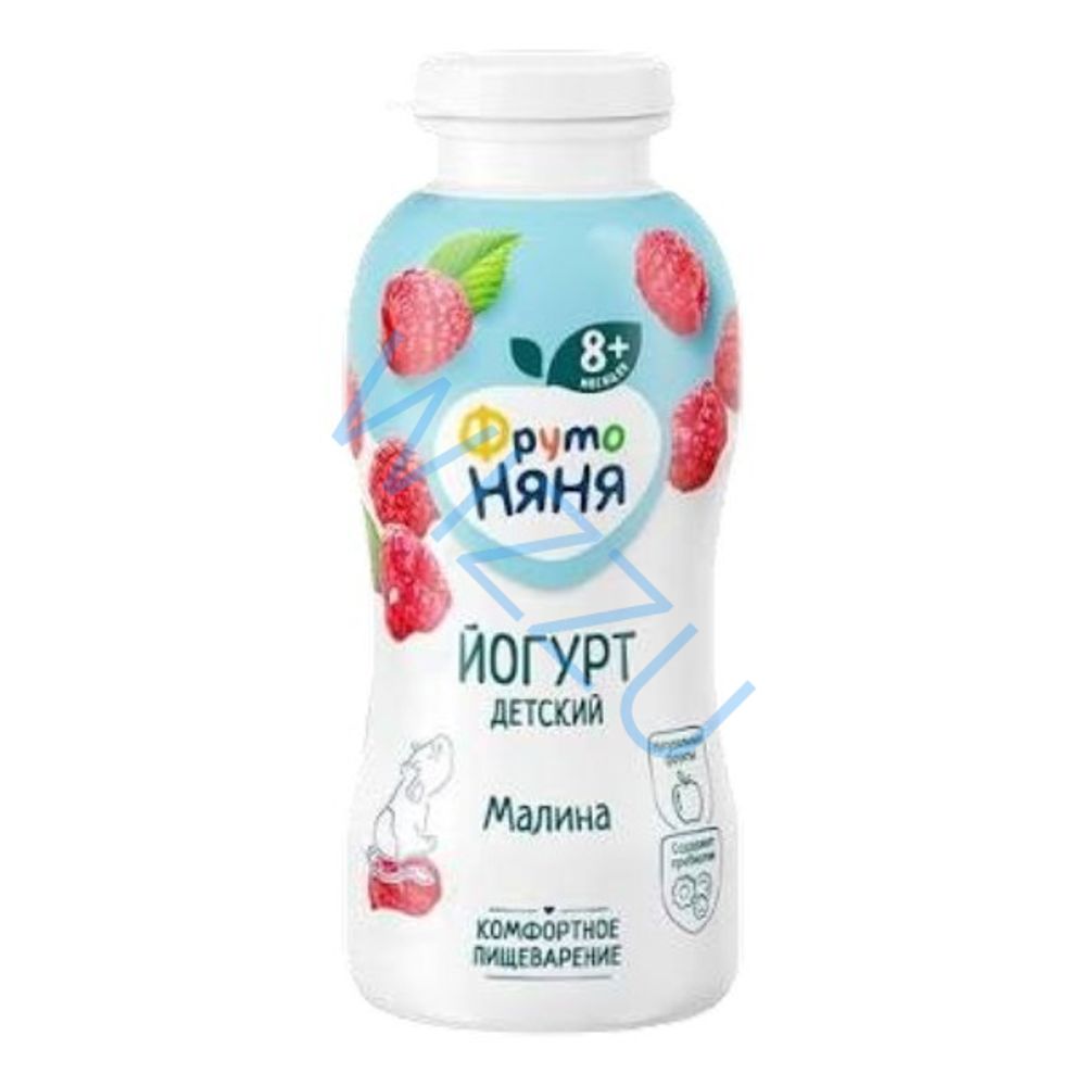 Йогурт ФрутоНяня пит 2,5% 200г с малиной