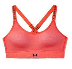 ТОП теннисный Under Armour Infinity Mid Heather Bra - серый