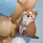 Шар (25''/64 см) Фигура, Милая выдра, 1 шт. в уп.