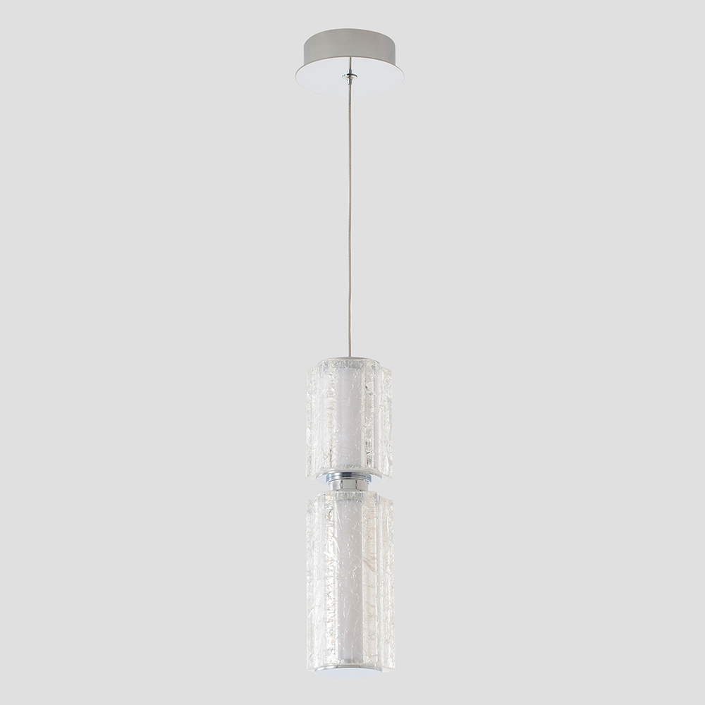 Светильник подвесной Crystal Lux ANTIQUE SP23W LED CHROME