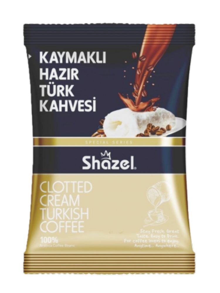 Кофейный напиток Shazel С топлёными сливками 100 г