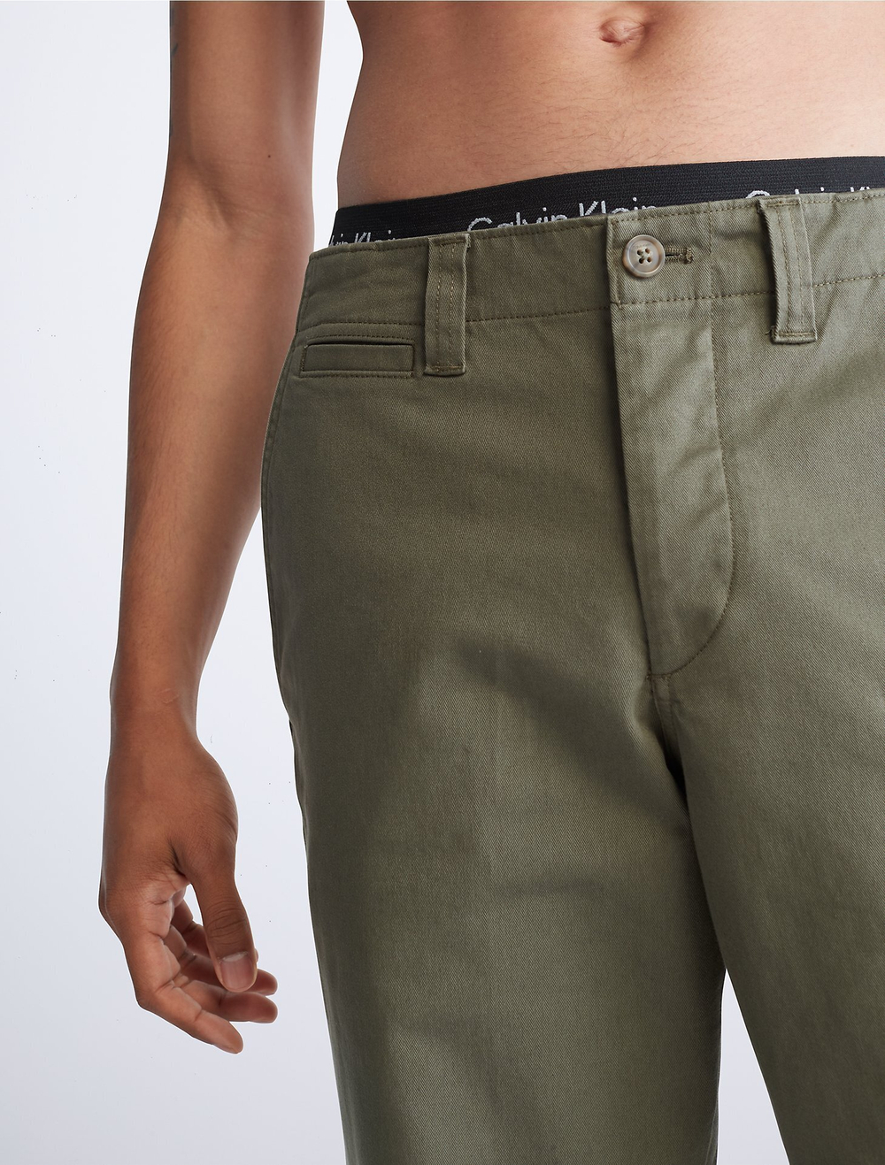 Брюки Calvin Klein Solid Utility Chinos Dusty Olive