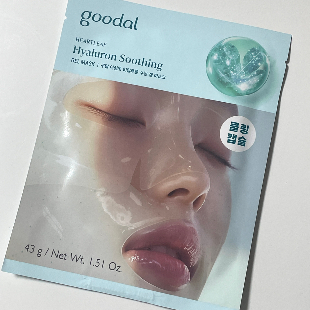 Goodal Heartleaf Hyaluron Soothing Gel Mask 1шт