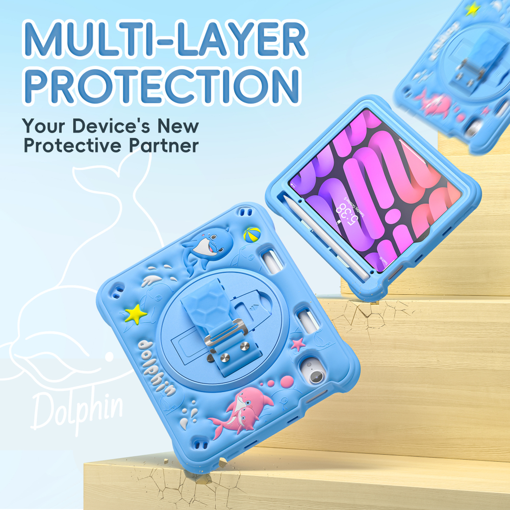 Противоударный бампер Baby Bubbles Сase Belt для iPad mini (7th Gen)