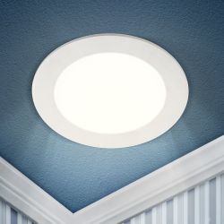 Светильник светодиодный встраиваемый Даунлайт ЭРА LED 1-24-4K Slim панель 24Вт 4000К круглый | Downlight