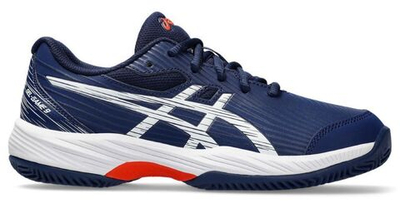 детские Кроссовки теннисные Asics Gel-Game 9 GS - blue expanse/white