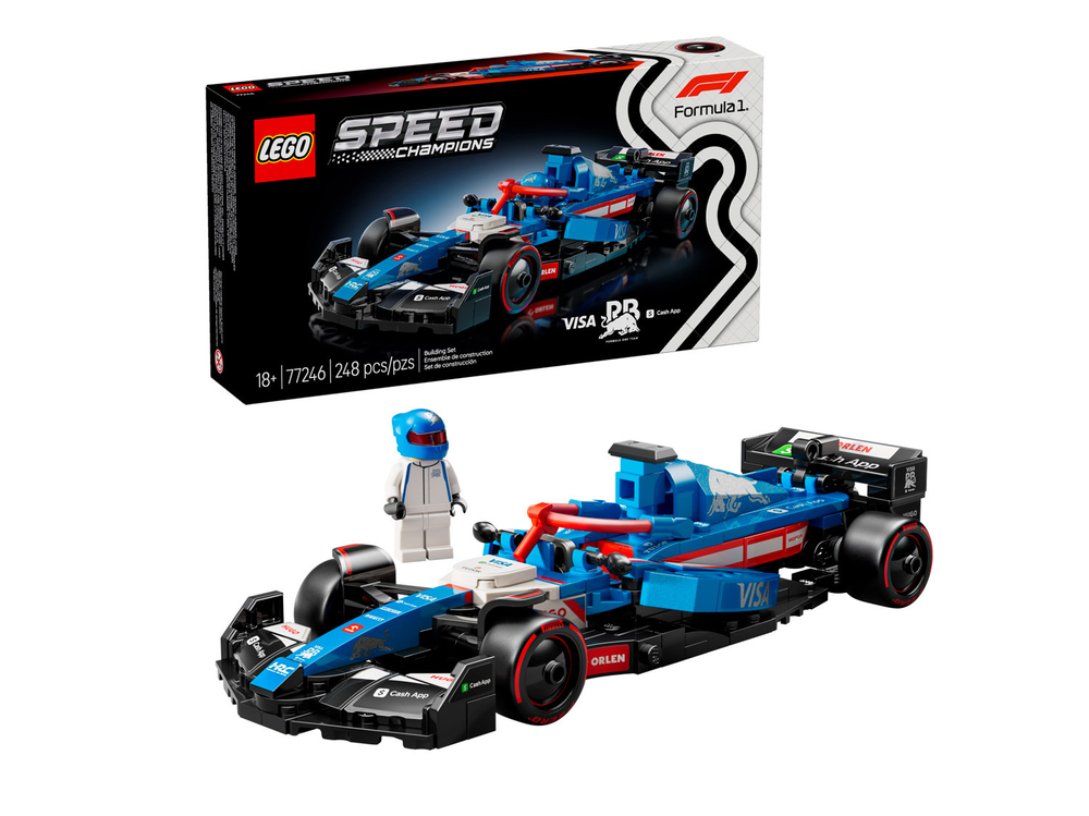 Конструктор Лего Спид Чемпионс виза гоночный болид | LEGO Speed Champions Visa Cash App RB VCARB 01 F1 77246 248 дет 9+