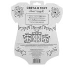 Свеча в торт для девочки "1 годик"