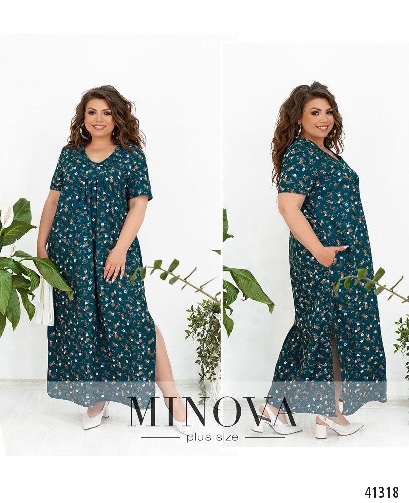 Платье 225-бирюза Minova