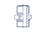 Соединение ORFS 1.3/16 - UNF 7/8