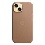 Тканевый чехол с поддержкой MagSafe Apple FineWoven Case для iPhone 15, Taupe (Светло-бежевый)