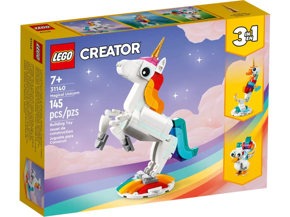 Конструктор LEGO Creator 3in1 31140 Волшебный единорог