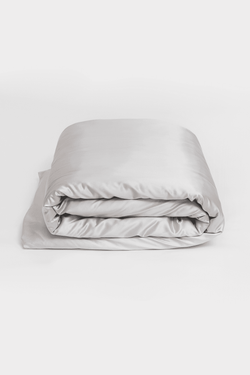 Пододеяльник 200х220 German Grass Блиссен Серый (Silk Bliss Silvery Grey)