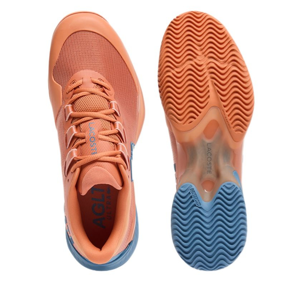 Мужские кроссовки теннисные Lacoste AG-LT23 Ultra Clay - orange/blue