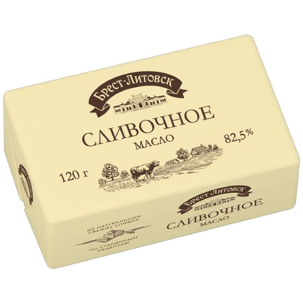Масло "Брест Литовск" сливочное 82,5% 120г