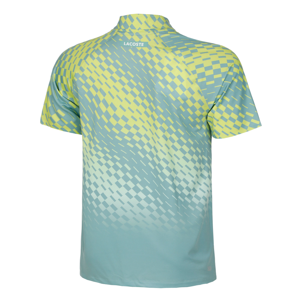 Мужское теннисное поло Lacoste Polo Men - Turquoise, Yellow