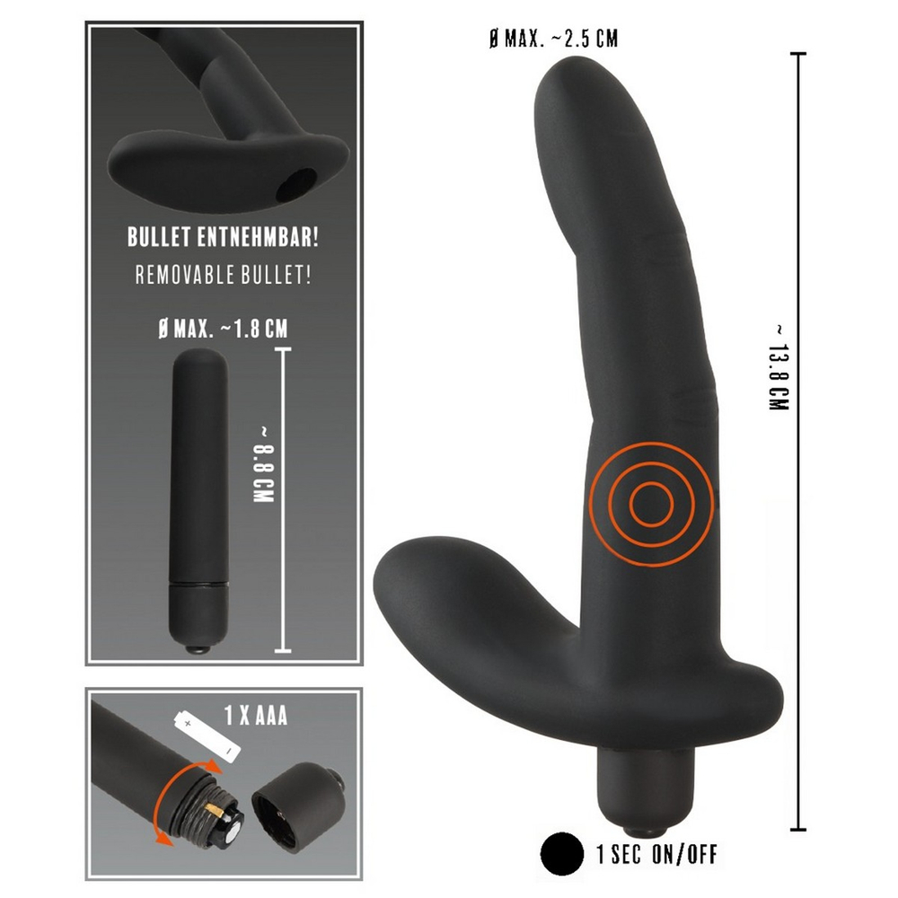Массажер простаты и зоны GПальчик Naughty Finger Prostate Vibe с вибрацией