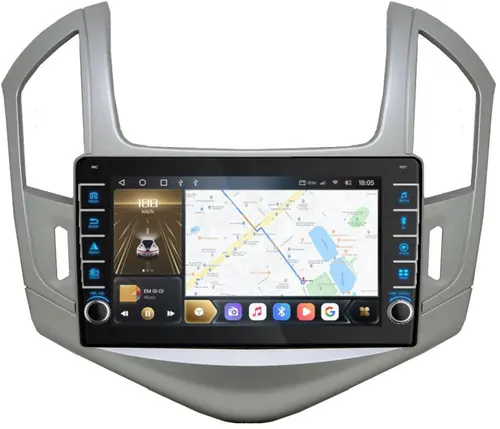 Магнитола для Chevrolet Cruze 2012-2015 - Kuberg OL-9292 (кнопки и крутилки), Android 12, Быстрая, CarPlay, 4G SIM-слот