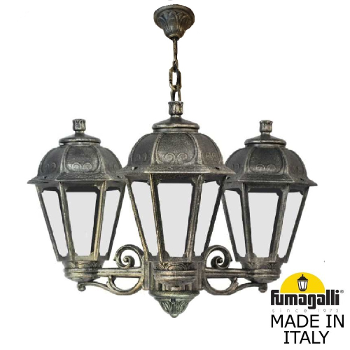 Уличный подвесной светильник Fumagalli SABA K22.120.S30.BXF1R