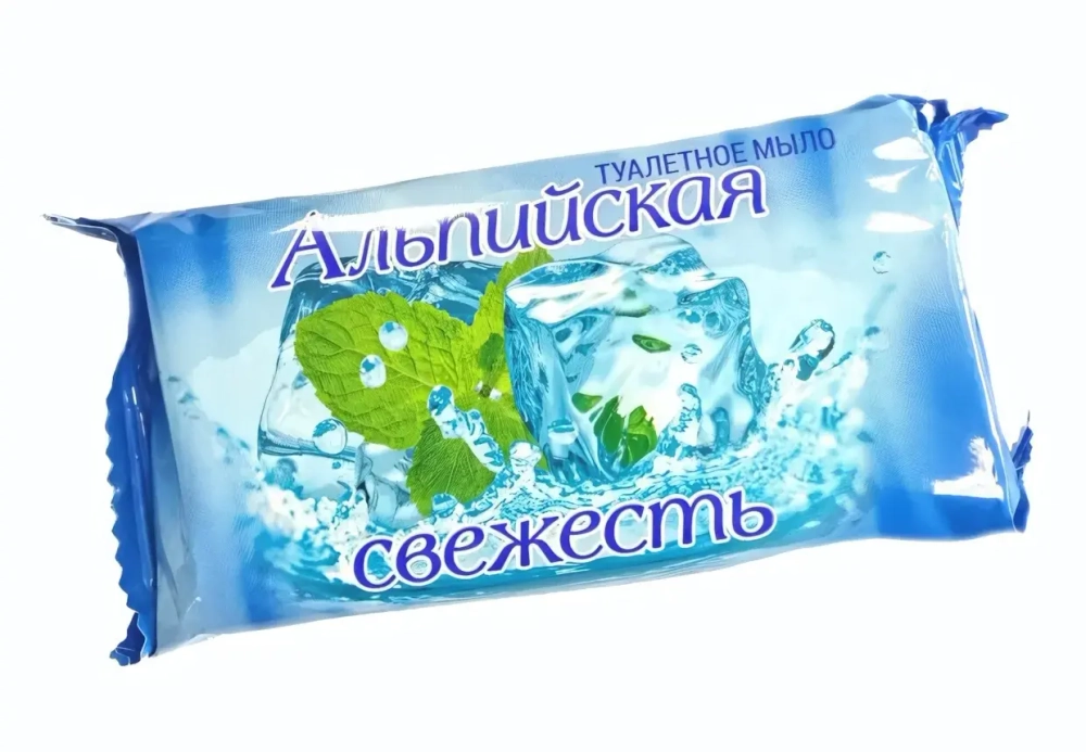 Мыло ММК 100гр Альпийская свежесть в цветной обертке