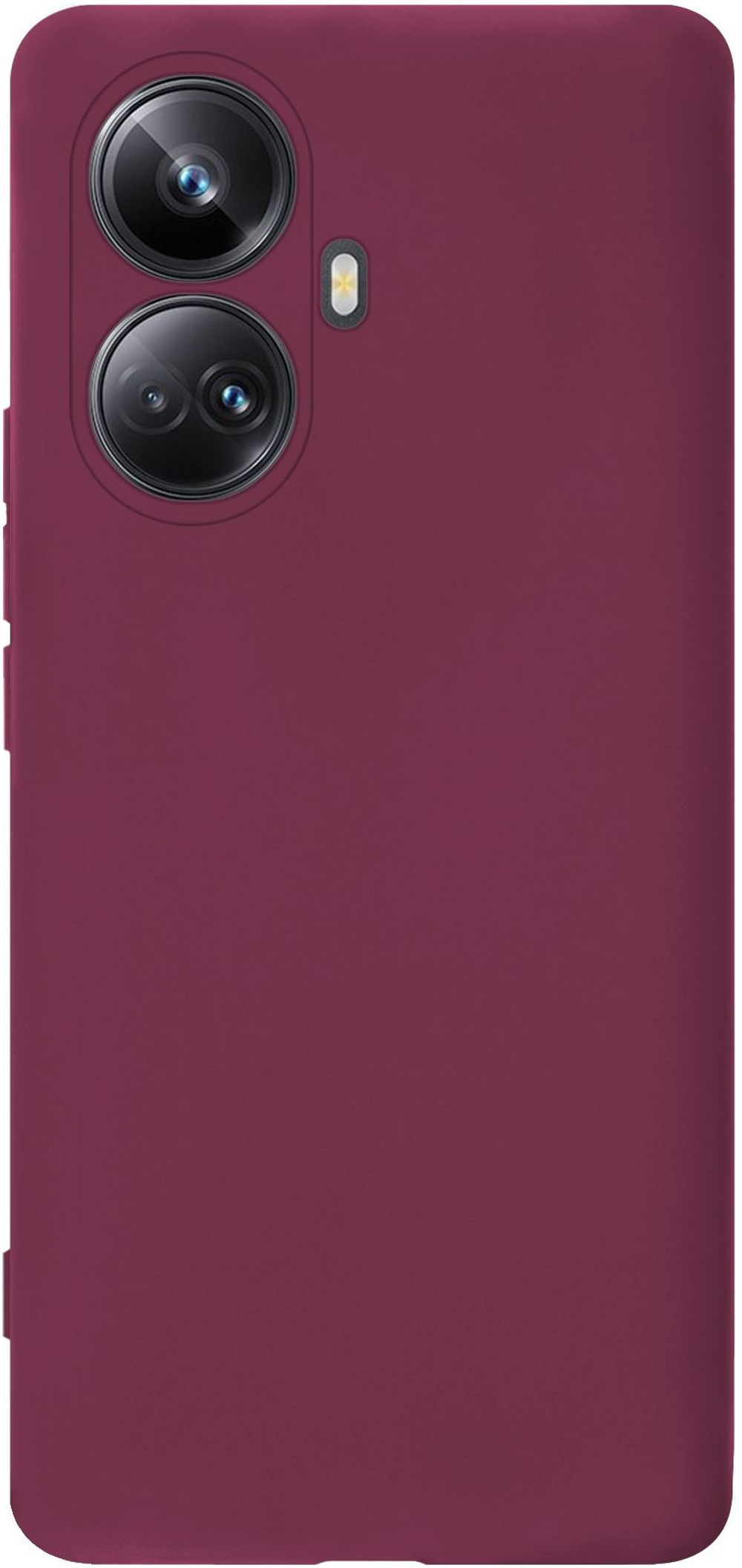 Мягкий Soft Touch чехол из силикона для REALME 10 PRO PLUS с бархатной подкладкой