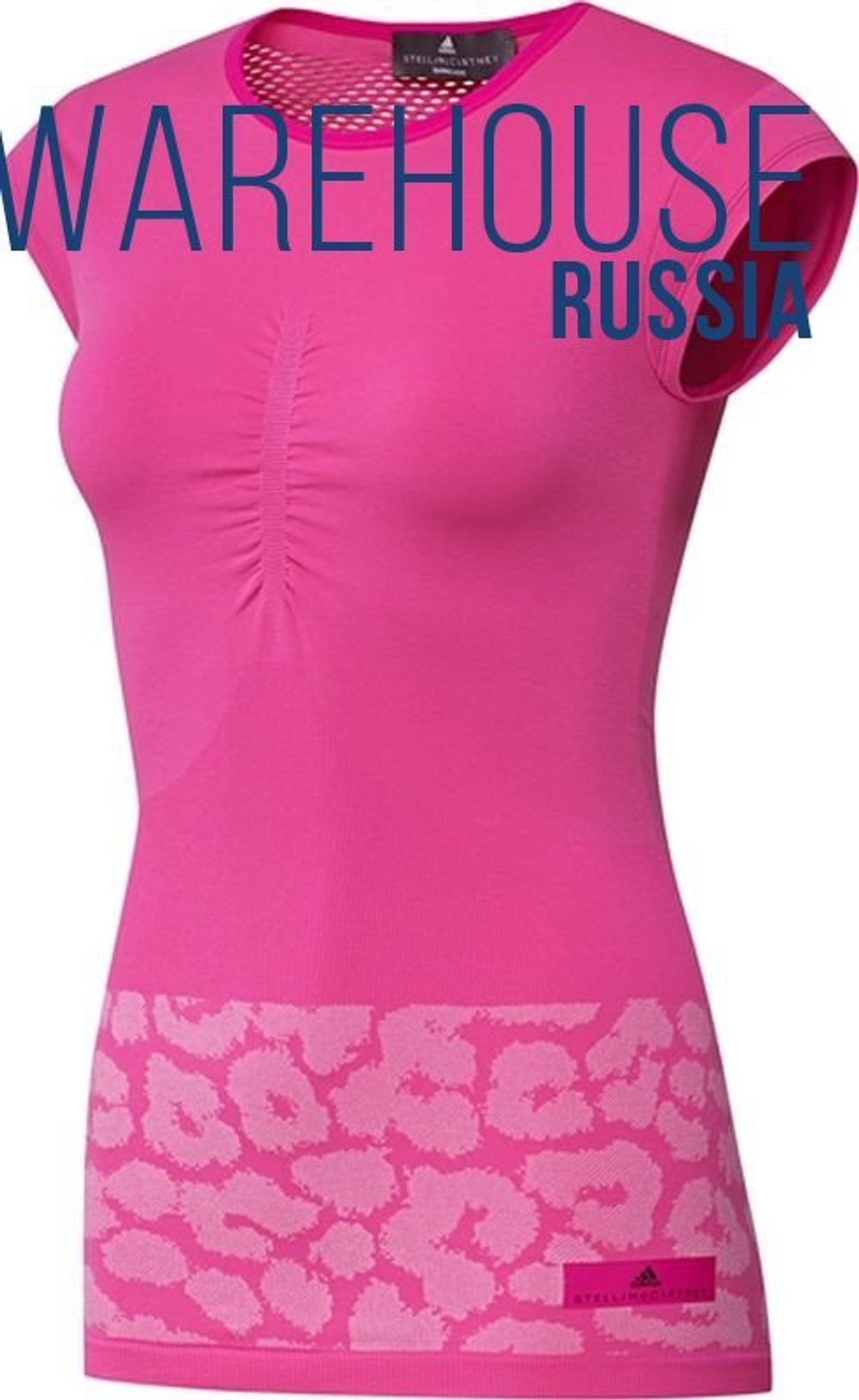 Женская теннисная футболка Adidas Stella McCartney Tee - Розовый