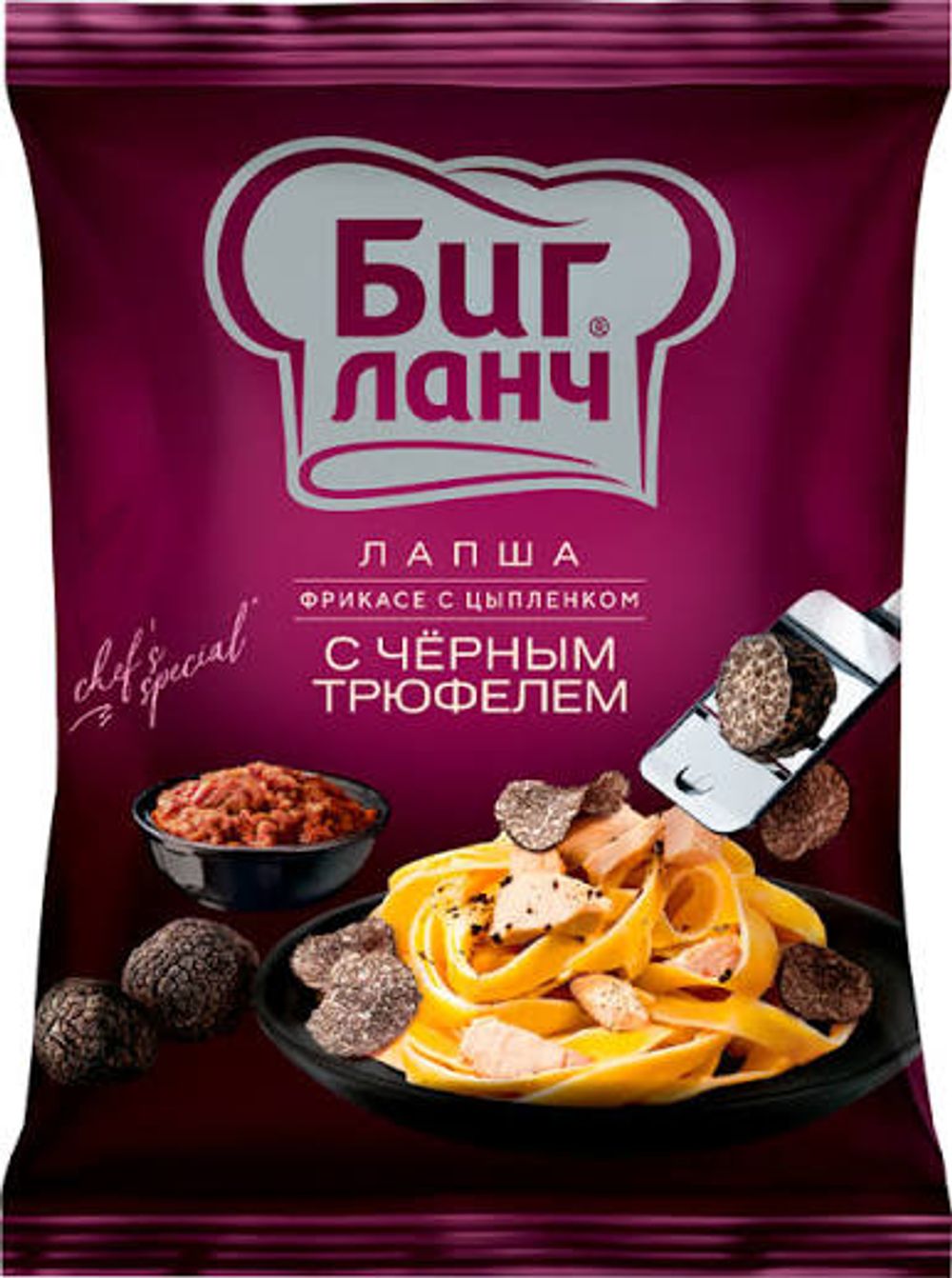 Лапша Биг Ланч Фрикасе с цыпленком-трюфелем, 75г