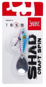 Тейл-спиннер Lucky John SHAD CRAFT SPIN 15.0г  018 в блистере