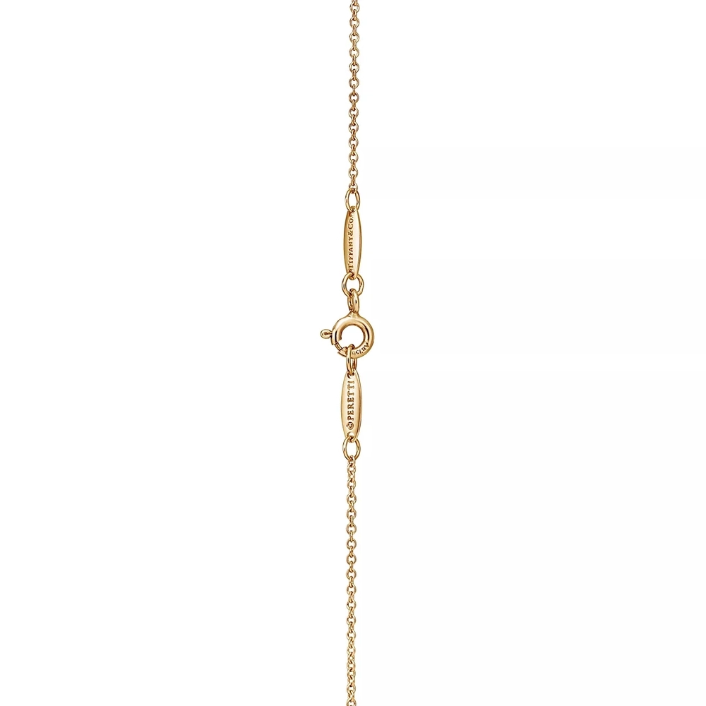Подвеска из золота 18к (750 проба) Bean 6.5mm, Tiffany. 💗