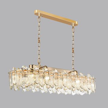 Подвесная хрустальная люстра 12*Е14 5069/12 золото Bullon Odeon Light