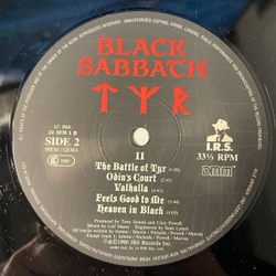 Винтажная виниловая пластинка LP Black Sabbath Tyr (Германия 1990)