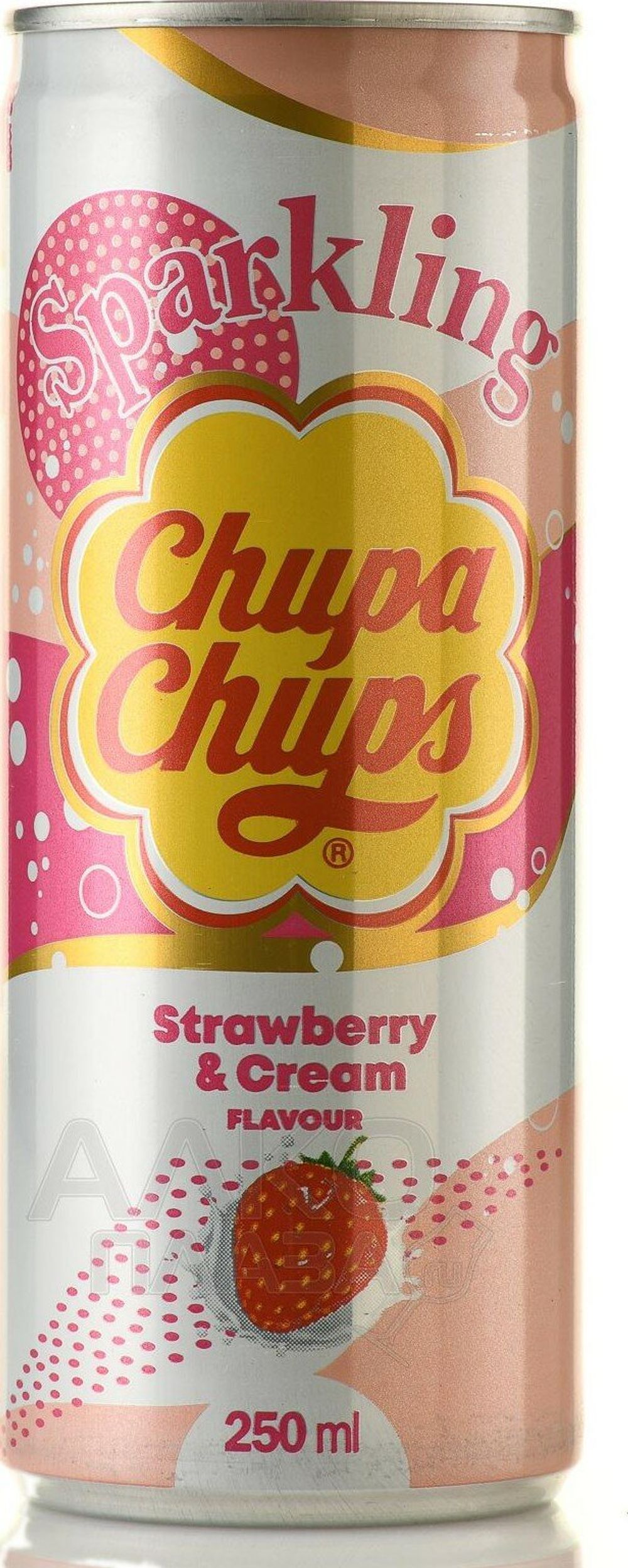 Chupa-Chups Strawberry Cream (Клубничный крем) 250 мл,24шт