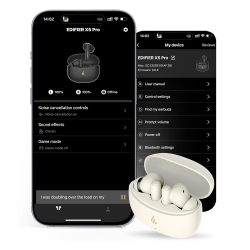 Edifier X5 Pro Black — беспроводные наушники с активным шумоподавлением (TWS)