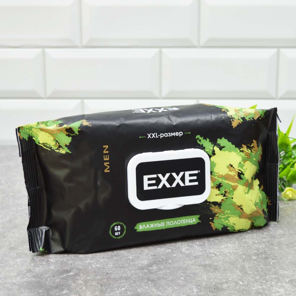 Полотенца влажные 60шт "Power" EXXE MEN