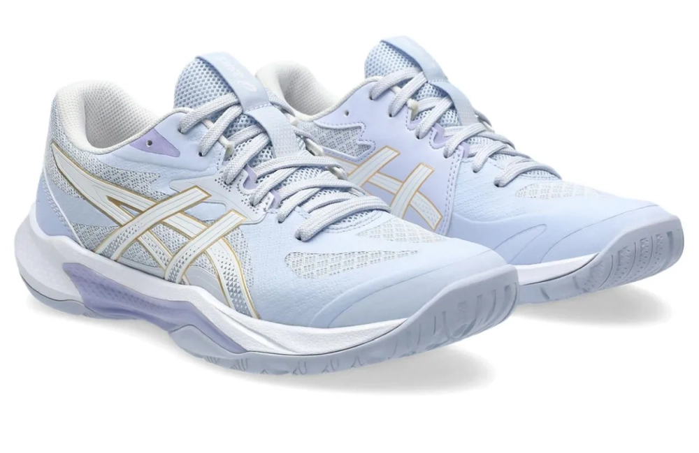 Женские кроссовки для бадминтона/сквоша Asics Gel-Tactic 13 - blue fade/white