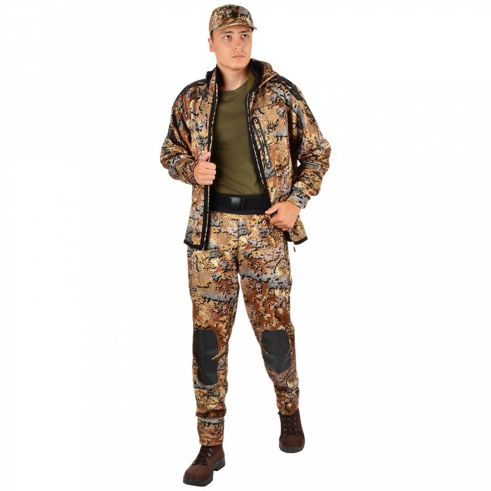 Костюм мужской "Tracker II", softshell, саванна/savanna, ХСН