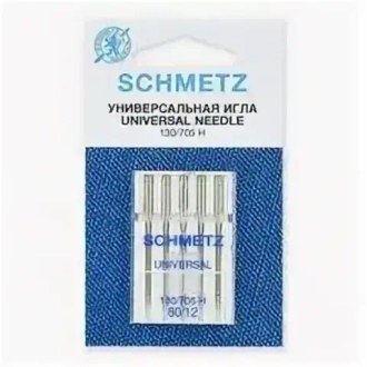 Иглы стандартные № 80, Schmetz, 5 шт