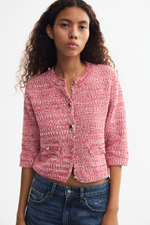 Текстурный трикотажный кардиган — рукава 3/4 - H&M