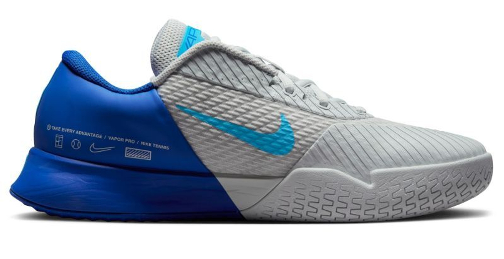 Мужские кроссовки теннисные Nike Zoom Vapor Pro 2 - photon dust/white/game royal