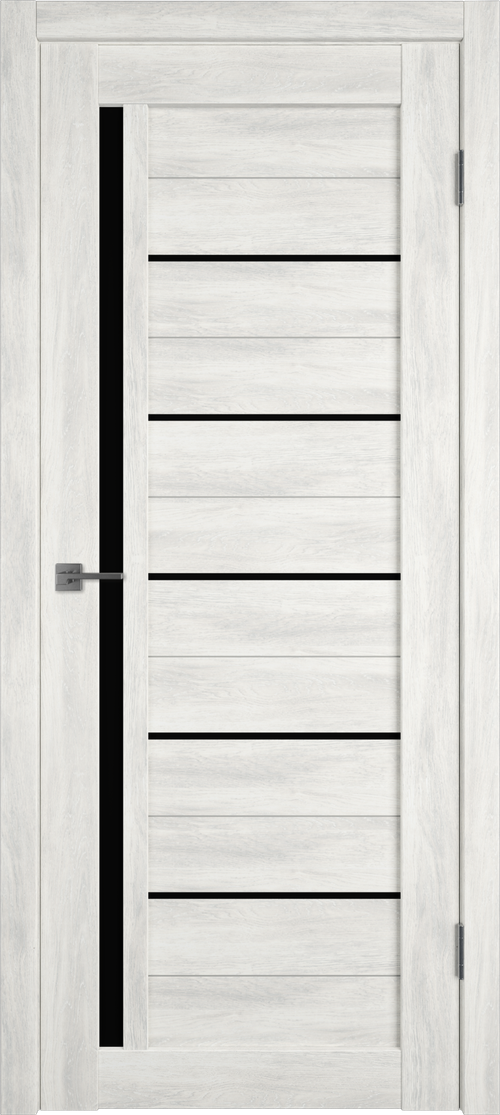 Дверь Atum 1 / Nord Vellum / Black Gloss / Владимирские двери